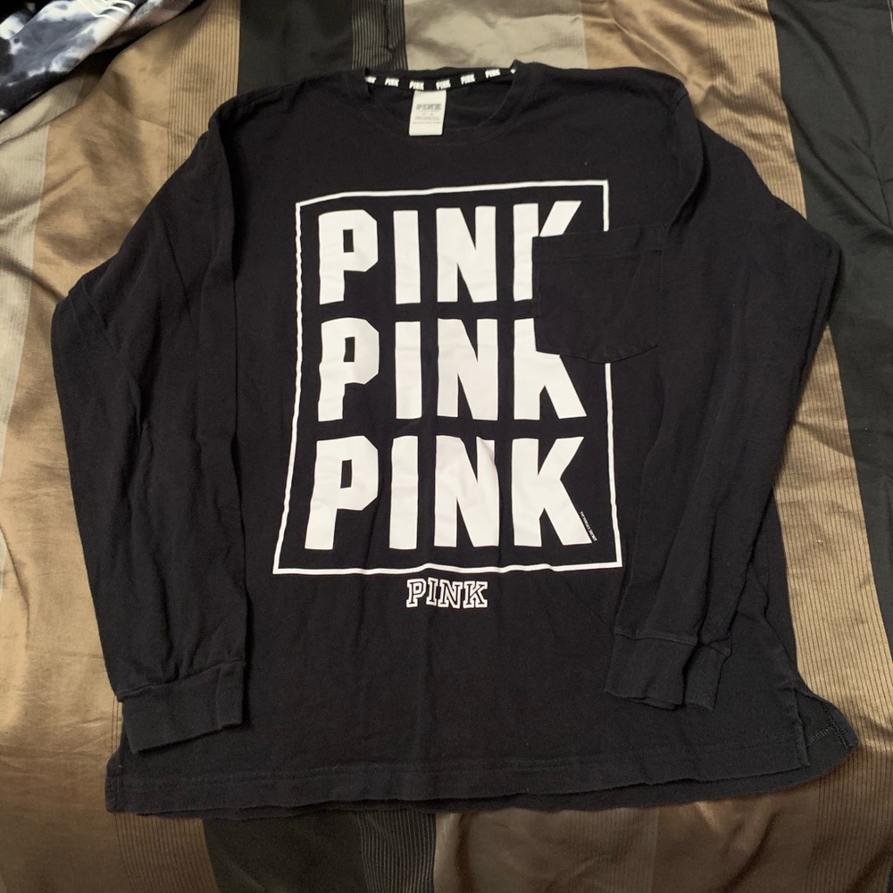 Black VS PINK long sleeve shirt